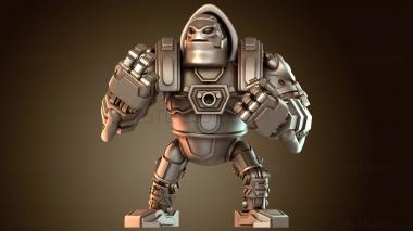 3D модель Воин-монгрел-партизан (STL)