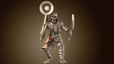 3D модель Воин-музыкант-перкуссионист (STL)