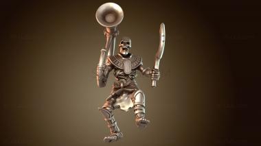 3D модель Воин Музыкант Страж (STL)