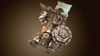 3D модель Воин-кочевник (STL)