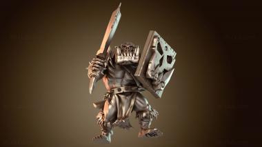 3D модель Воин-чужеземец (STL)