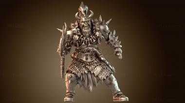 3D модель Воин Орк Герой (STL)