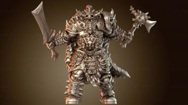 3D модель Воин Орк Чернокнижник (STL)