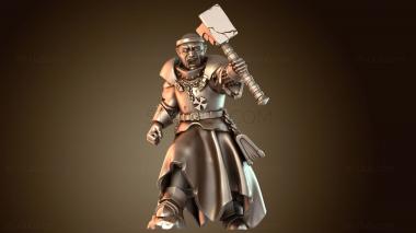 3D модель Воин-священник (STL)