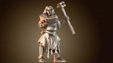 3D модель Воин Жрец Клирик (STL)