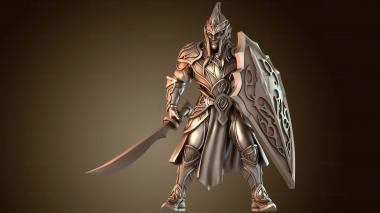 3D модель Воин Воскресший (STL)