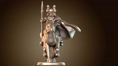 3D модель Воин-всадник (STL)