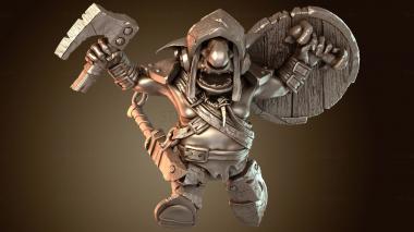 3D модель Воинский забег (STL)