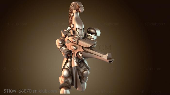 Military Воин, бегущий ловко