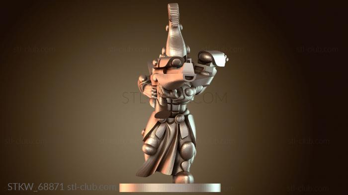 Military Воин, бегущий быстро