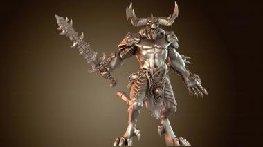 3D модель Воин-сержант (STL)