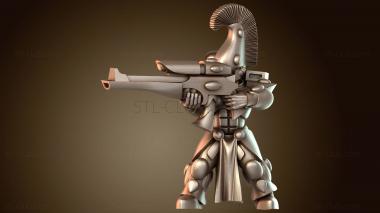 3D модель Воин-стрелок-тактик (STL)