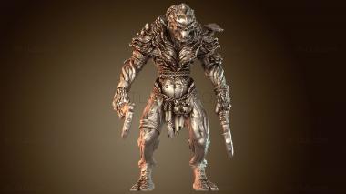 3D модель Воин Серпы Близнецы (STL)