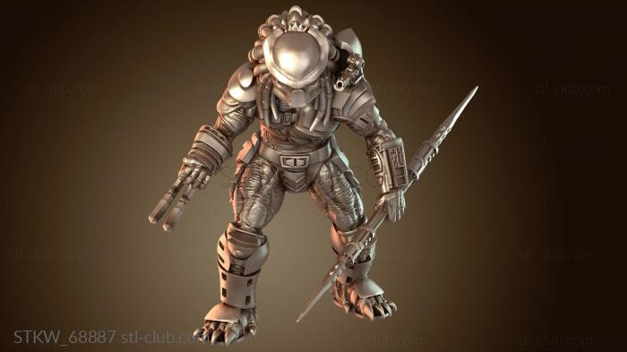 Military Воин Охотник на Черепа