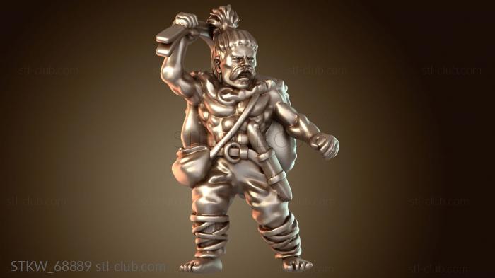 Military Воин-метатель пращи