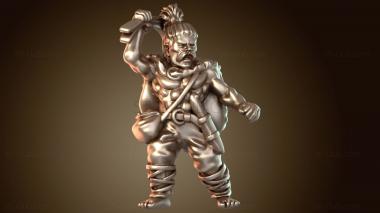 3D модель Воин-метатель пращи (STL)