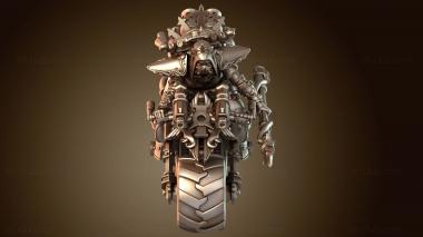 3D модель Воин-копейщик-ветеран (STL)