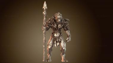 3D модель Элита Воина Копья (STL)