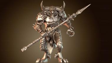 3D модель Воин Копейщик Застрельщик (STL)