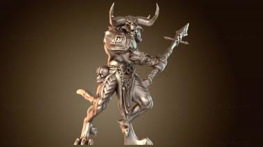 3D модель Воин-копейщик (STL)