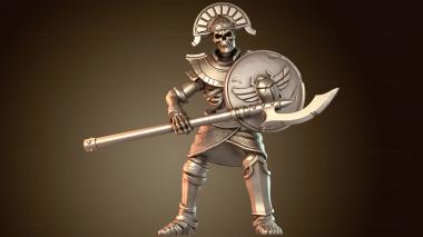 3D модель Воин Копье Тамплиер (STL)