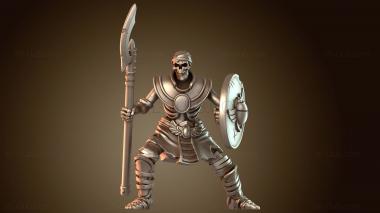 3D модель Воин Копье Тамплиер (STL)