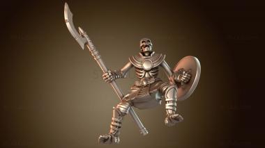 3D модель Воин Копье Авангард (STL)