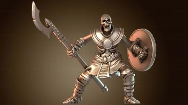 3D модель Воин-копейщик (STL)