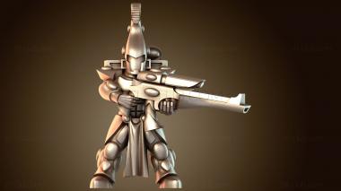 3D модель Стоящий воин-мужчина (STL)