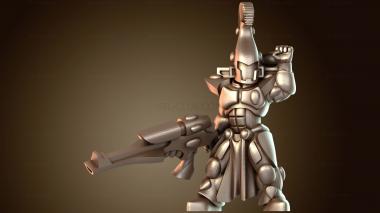 3D модель Воин, стоящий на страже (STL)