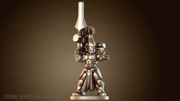 Воин, стоящий гладиатор