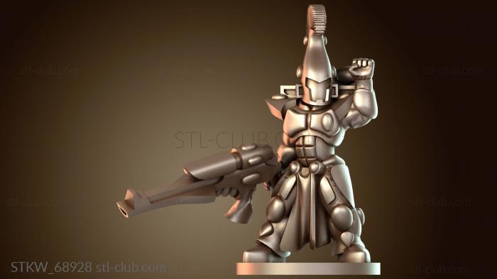 Воин, стоящий на страже