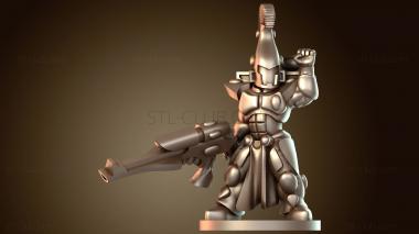 3D модель Воин, стоящий на страже (STL)