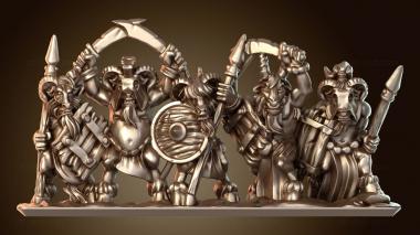 3D модель Воин Полоски Тьмы (STL)