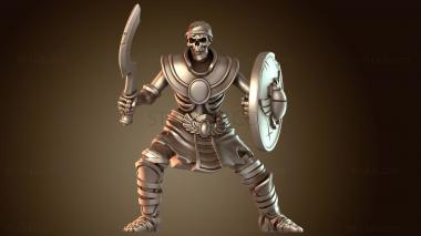 3D модель Воин Меч Охотник (STL)