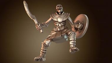 3D модель Воин Меч Жнец (STL)