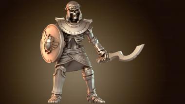 3D модель Воин-мечник (STL)