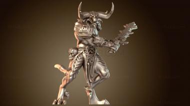 3D модель Воин Меч Тьма (STL)