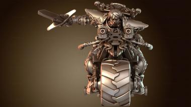 3D модель Воин Меч Гладиатор (STL)