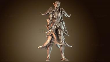 3D модель Воин Меч Хищник (STL)