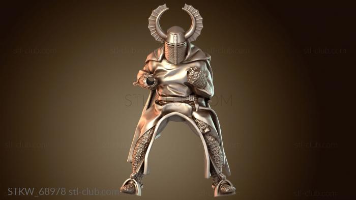 Military Воин Тевтонский Рыцарь в Броне