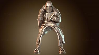 3D модель Воин Тевтон Рыцарь Храбрый (STL)