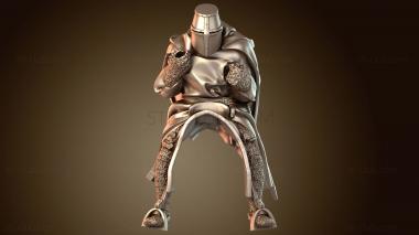 3D модель Воин Тевтонский Рыцарь Несломленный (STL)