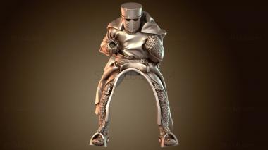 3D модель Воин Тевтонский Рыцарь Ксенит (STL)
