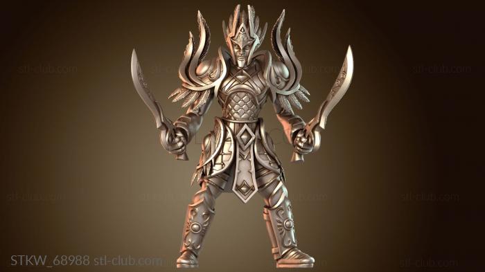 Military Воин Двойные Клинки