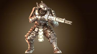 3D модель Воины Брутальные (STL)