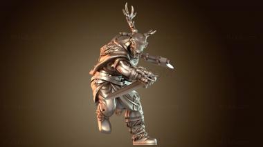 3D модель Воины-варвары-чемпионы (STL)