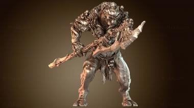 3D модель Ветеран воинов-секиров (STL)