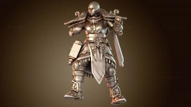 3D модель Воины-изгои (STL)