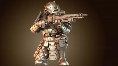 3D модель Воины Overwatch (STL)